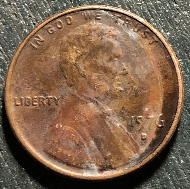 1976-D-Lincoln-Cent---Strike-Thru?