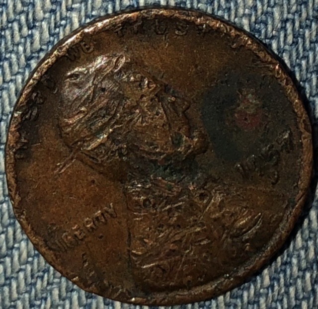 1957-D-Lincoln-Penny---Foreign-Planchet!