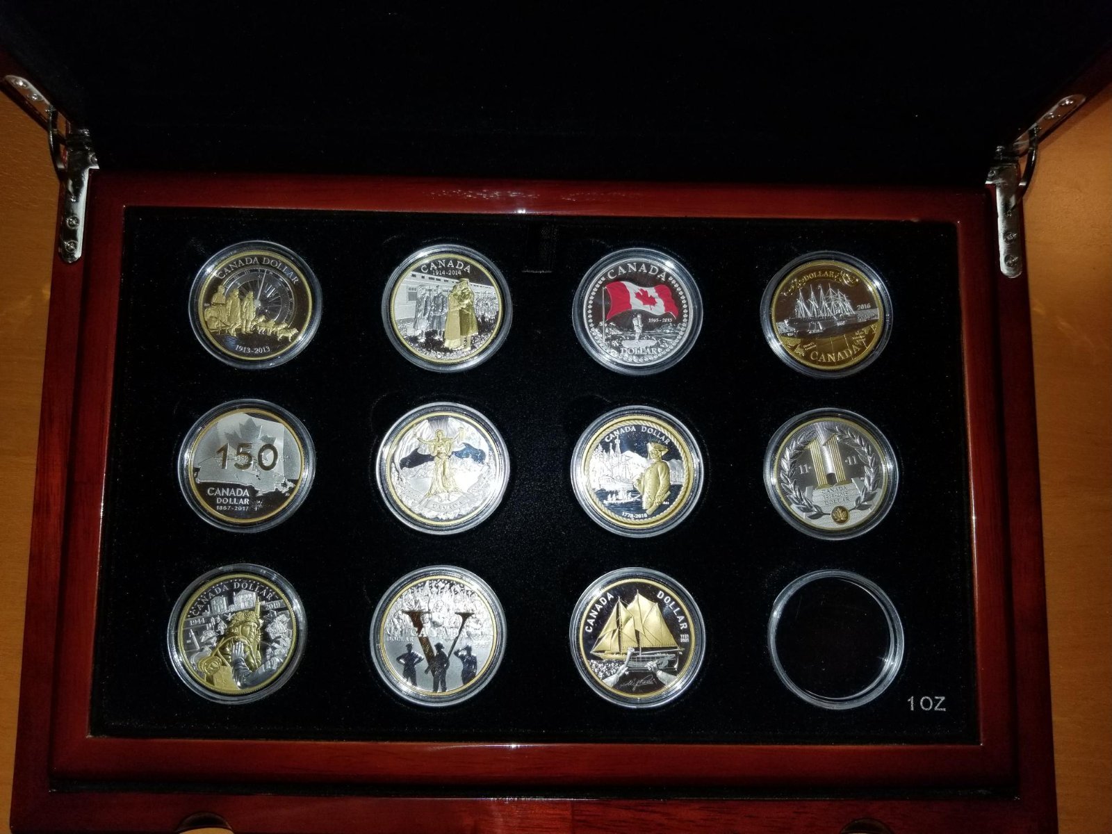 2022-RCM-Gold-Plated-Proof-Silver-Dollar