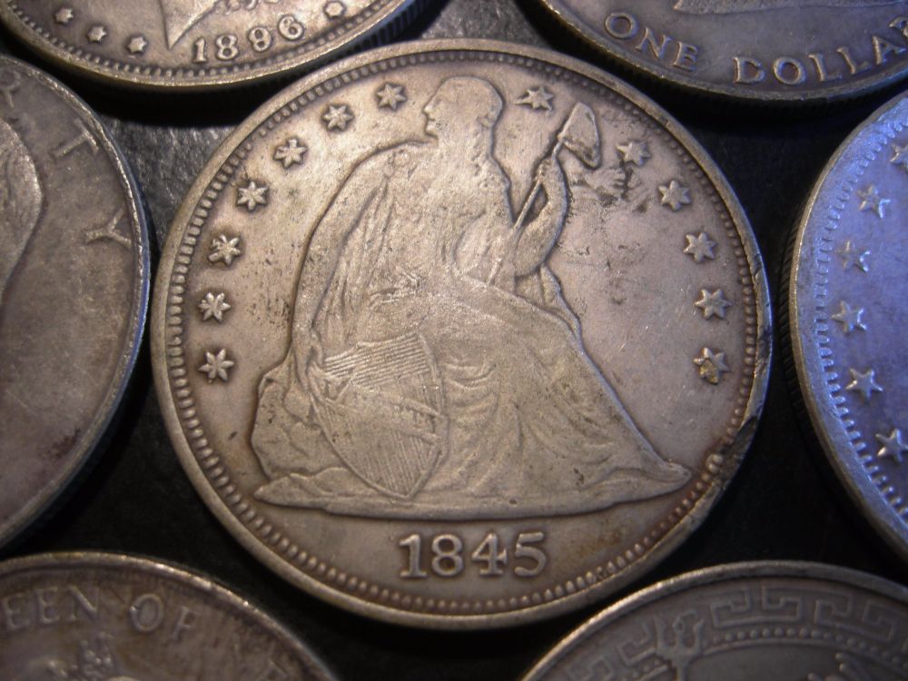 Counterfeit-?-1948,-1947ml,-1947-Dollar-Coin-Lots