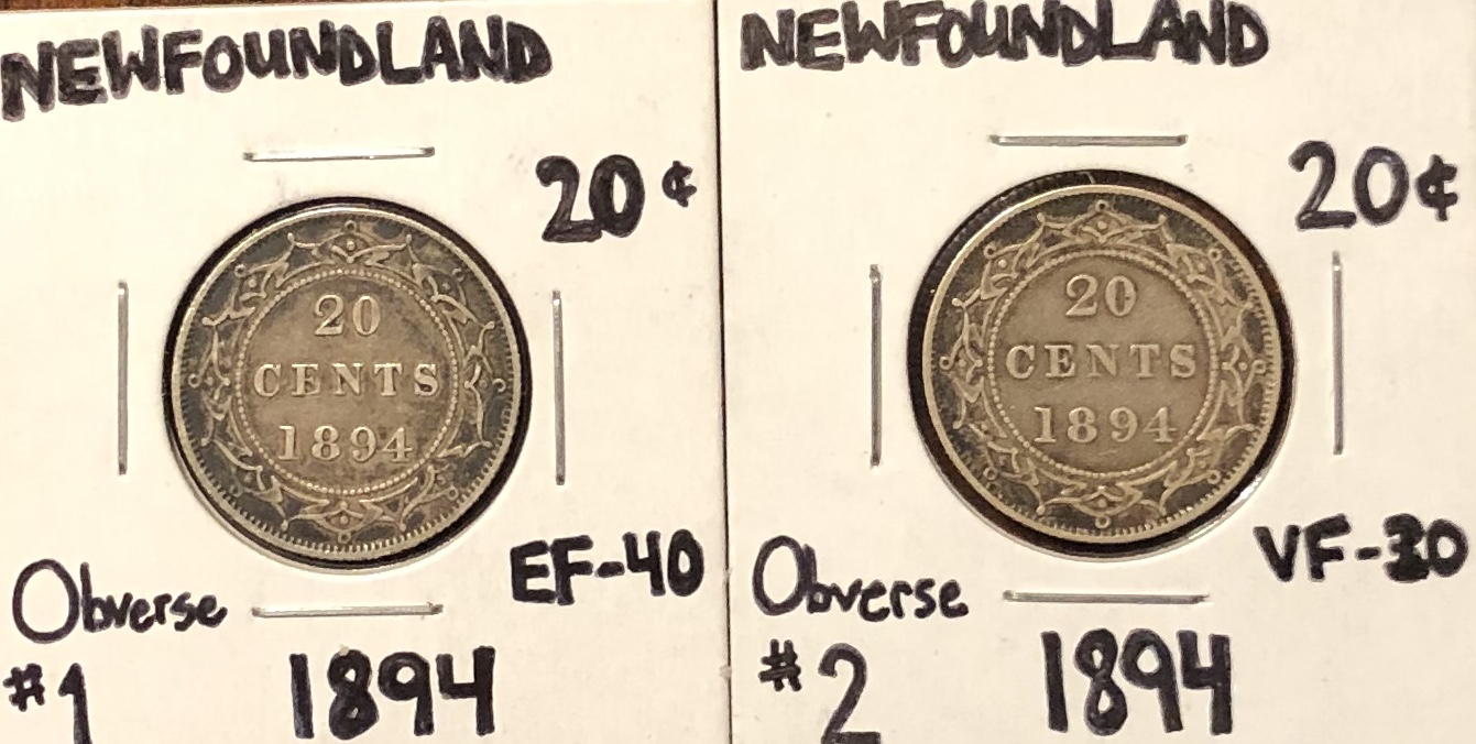 Newfoundland-1894-20-Cent-Varieties