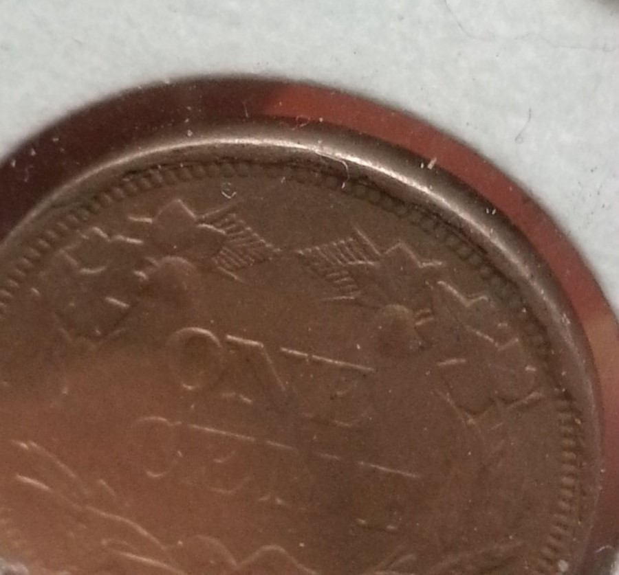Rim-Cuds-On-1858-Flying-Eagle-Cent-And-1975-D-Nickel?