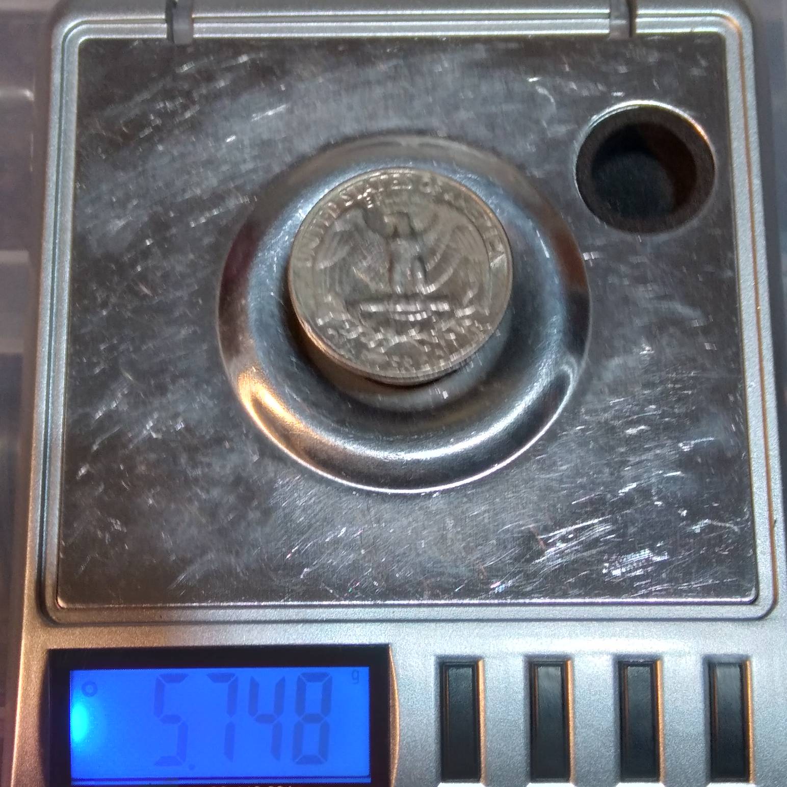 2004-D-Texas-Quarter-5.76-Grams-And-A-1991-P-Quarter-5.75grams