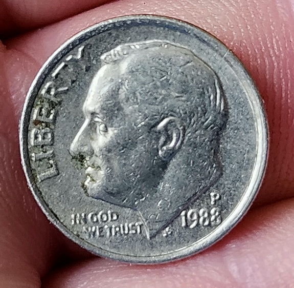 1988-P-Dime-2.33g-Any-Feed-Back-?