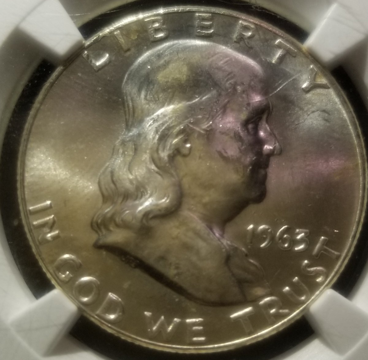1963-Franklin-Half-For-Grading-NGC