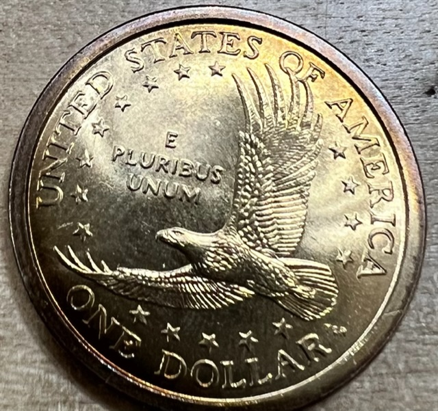 Toning-On-A-Modern-Coin?-2000-P-Sacagawea-$1-Coin