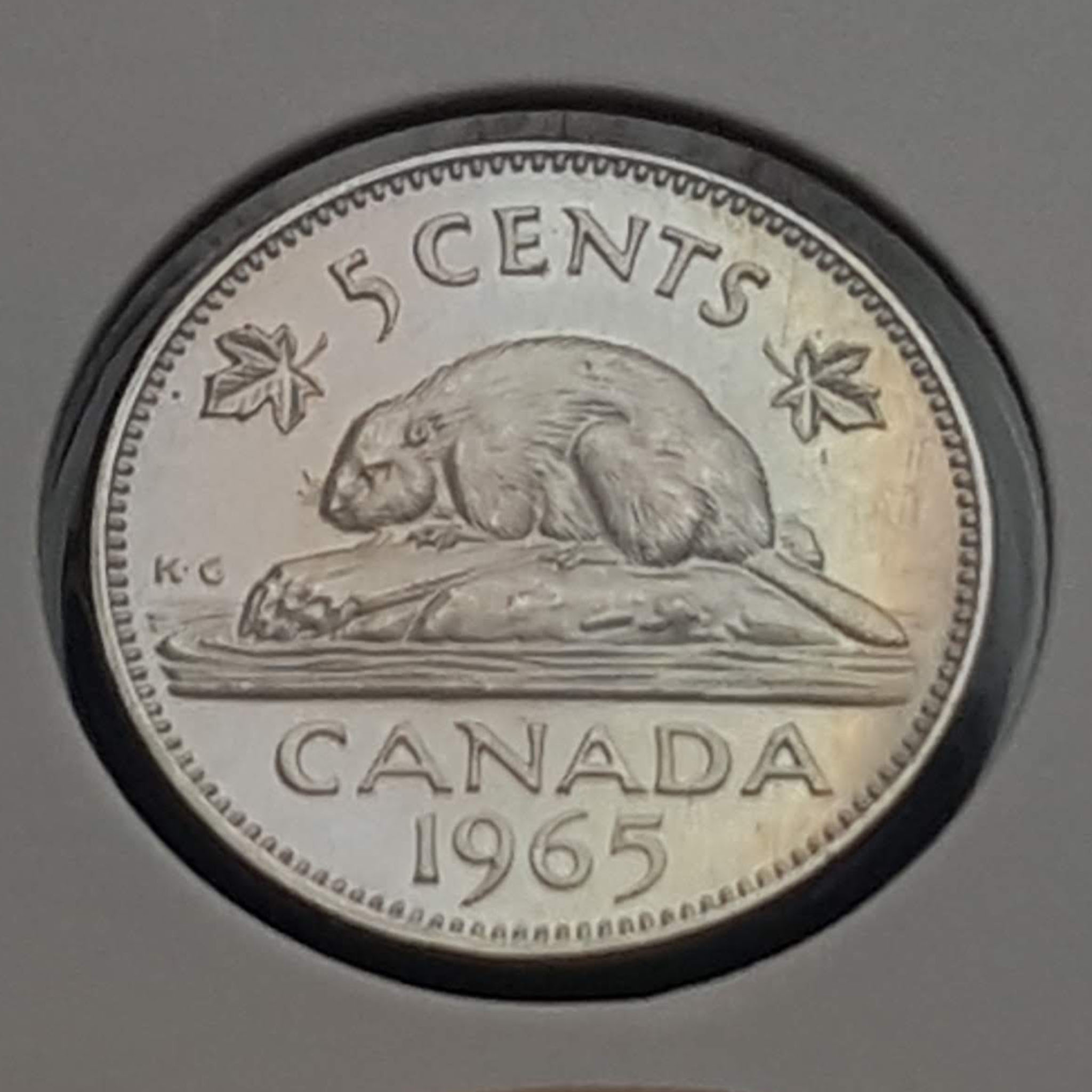 1965-5-Cents-Small-Beads-For-Grading-Nickel