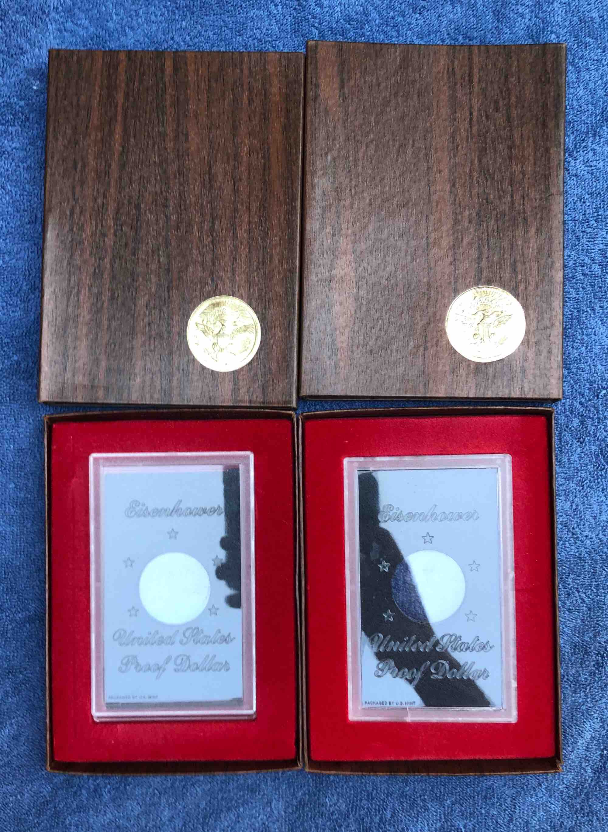 Free---Two-US-Mint-Eisenhower-40%-Proof-Holders