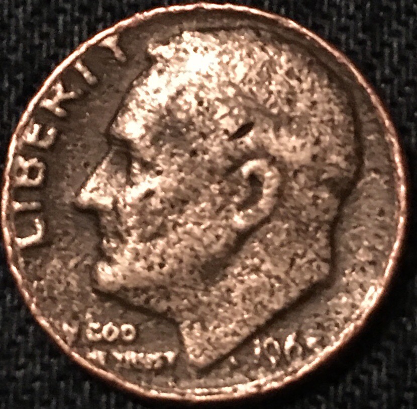 1965-Jefferson-Dime-On-Different-Planchette?