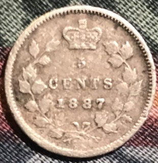 1887-Canadian-5-Cent