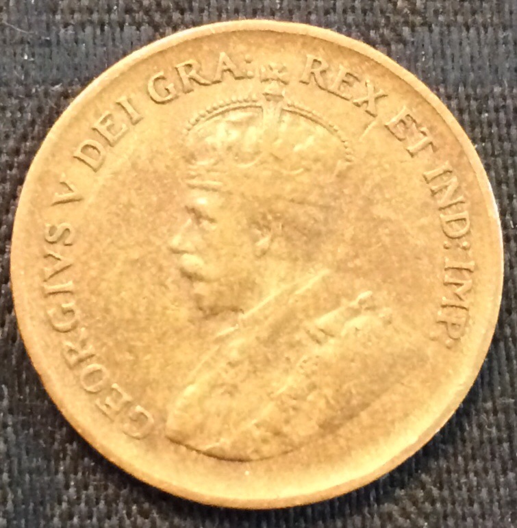 1935-Canadian-George-V-1-Cent.-Pretty-Good-Condition.-Grade-Please?