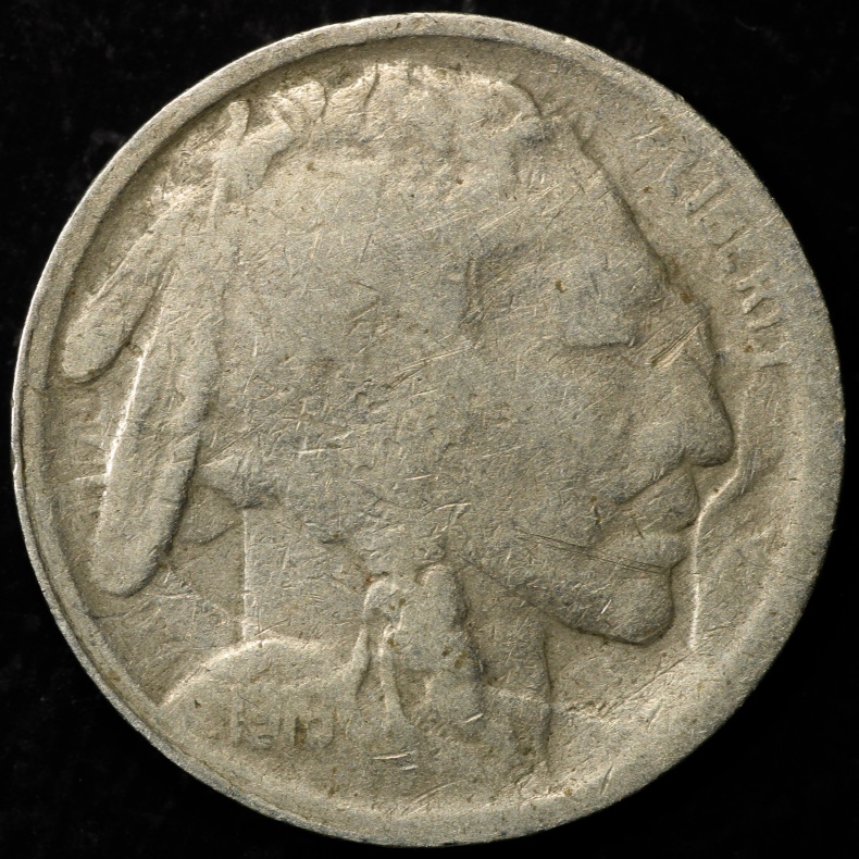 Extreme-Rotated-Clashed-Die-1916-S-Buffalo-Nickel-Counterfeit