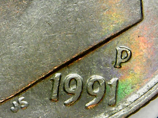 1991-P-Dime....double-Eyes?/Scar