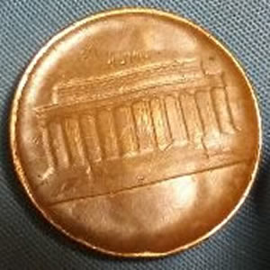 Penny-With-Reverse-Image-On-Front-And-Back-No-Year