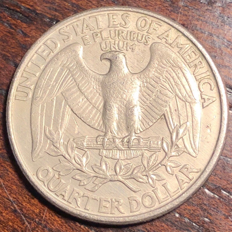 1995-D-Washington-25c-Matte-Finish-Reverse-Has-Absolutely-No-Luster