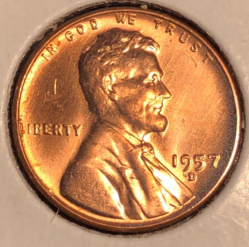 1957-D-LWC-Die-Break-On-Head,-Date,-And-What-Looks-Like-A-Wing-On-The-MM?