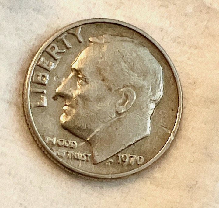 Strike-Through-Or-Aftermarket-Error?-1970-Dime
