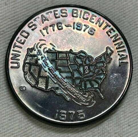 Really-Cool-1975-1-Oz-Englehard-Bicentennial-Indiana-Silver-Company-999-Fine-Round