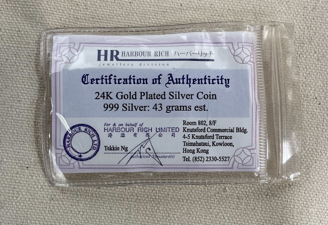 2008-Olympic-Soccer-And-Gymnastics-43-Gram-24k-Plated-Silver-Rounds