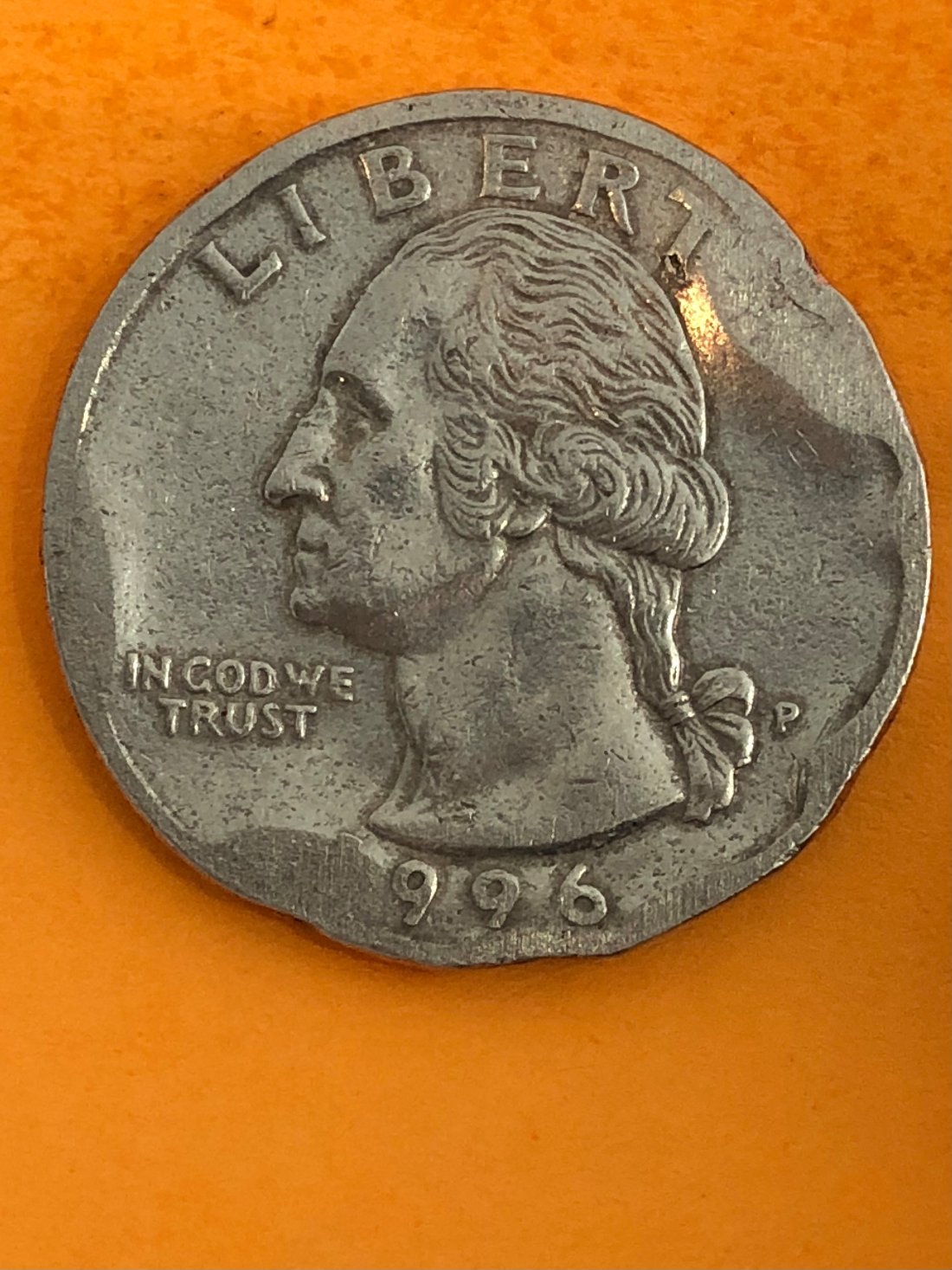 1996-P-Quarter-Mint-Error-Or-Damage-On-Purpose?