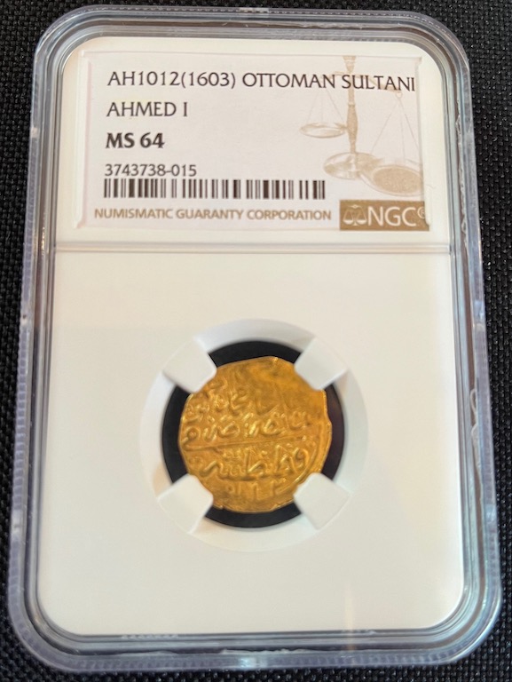 Help-To-Identify-Which-Mint-Ottoman-Empire-Ahmed-I-Gold-Sultani-NGC-MS-64