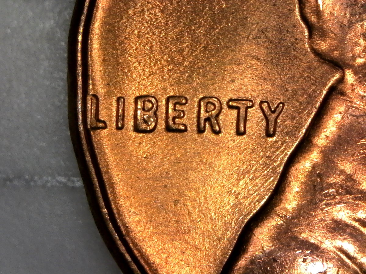 1957-D-Lincoln-Wheat-Penny-Multiple-Chips-And-Skull-Fracture
