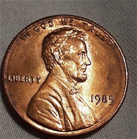 1985-P-Lincoln-Cent-Partial-Letters-On-Rim-Has-Anyone-Seen-This