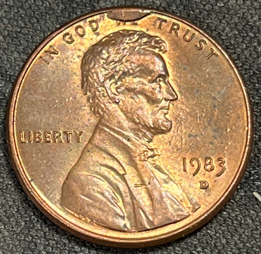 Nice-1983-D-Penny-Cud-Find