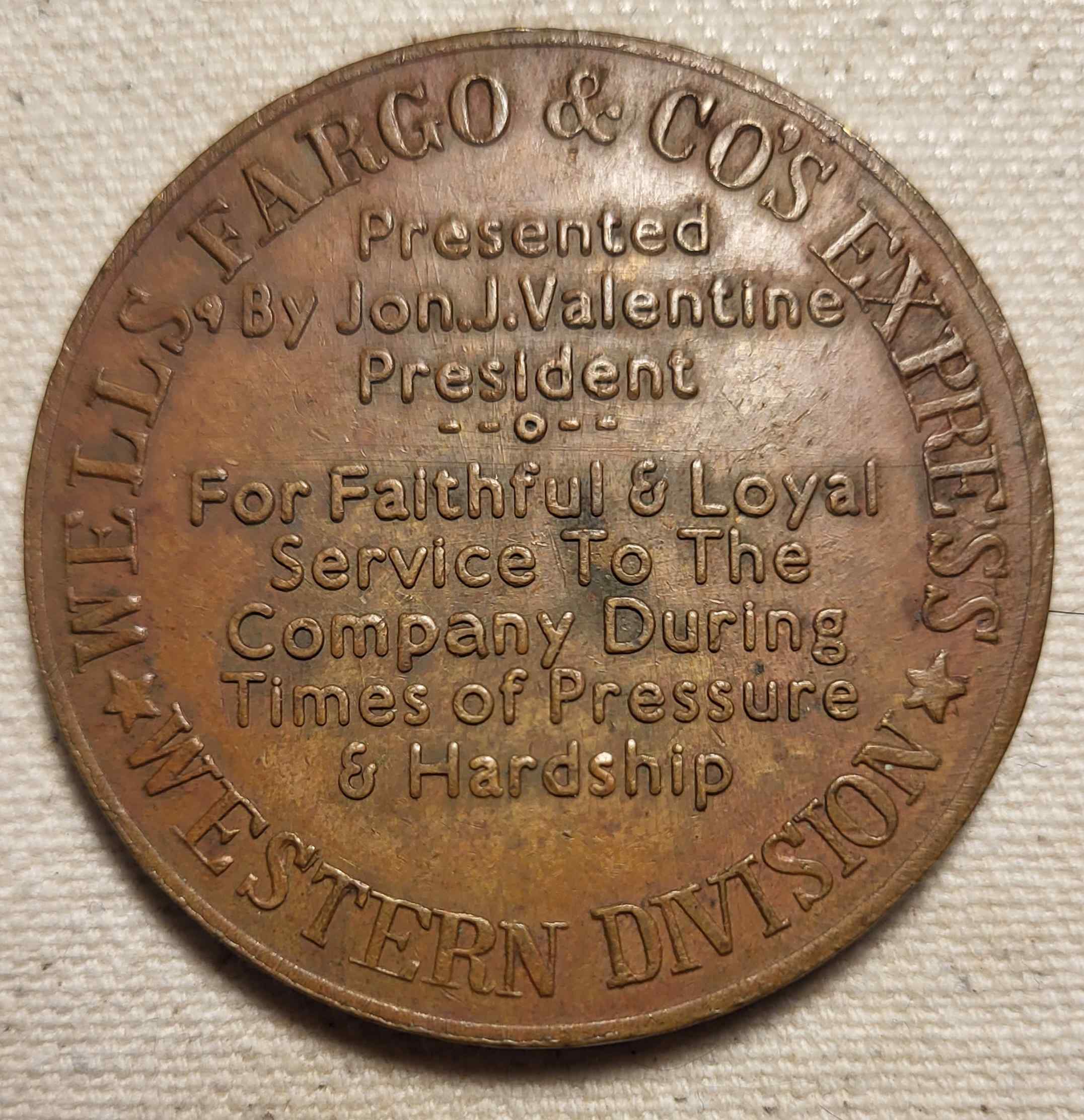 Wells-Fargo-&-Co's-Express-Western-Division-Medal