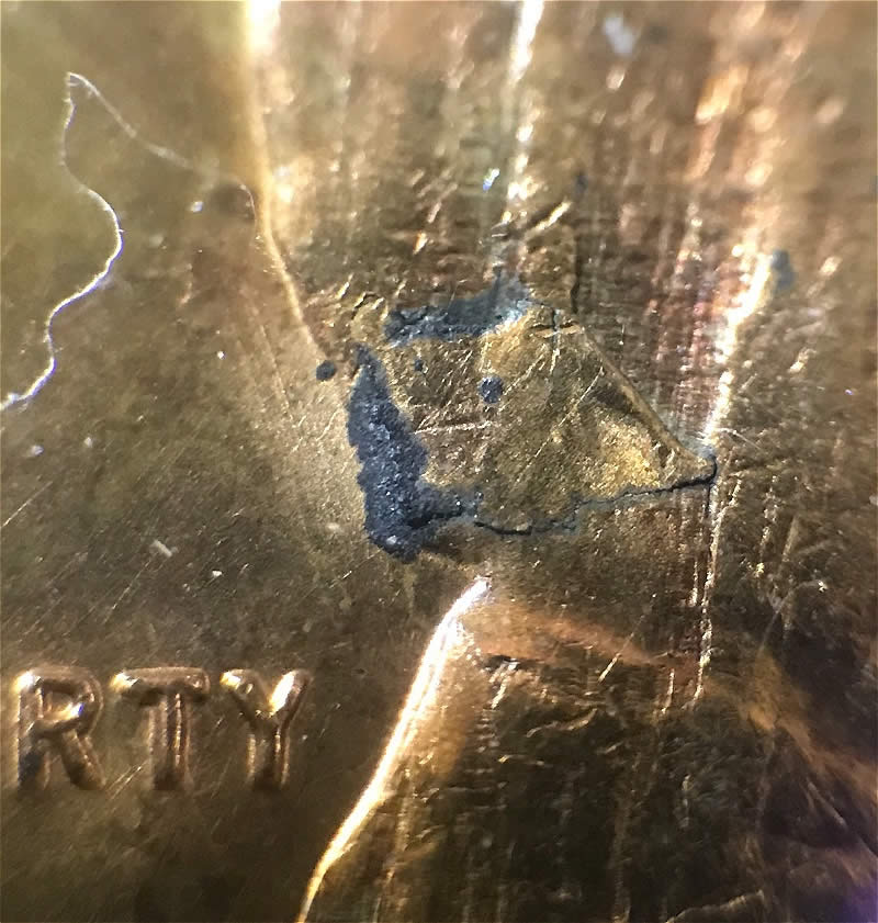 1959-P-Lincoln-Cent-Split-Planchette-Before-Strike!