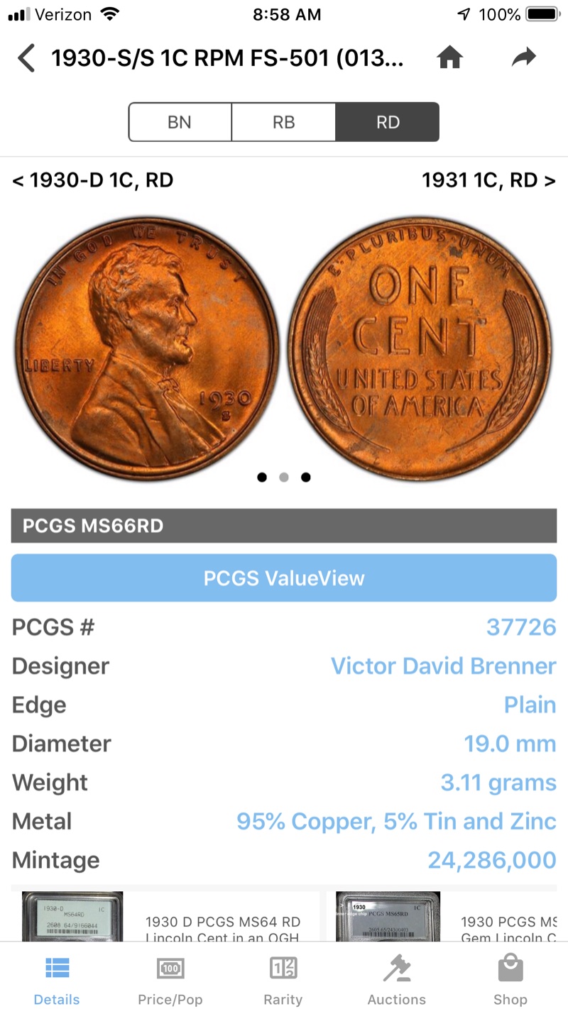 1930-S/S-Lincoln-Cent-For-Grade