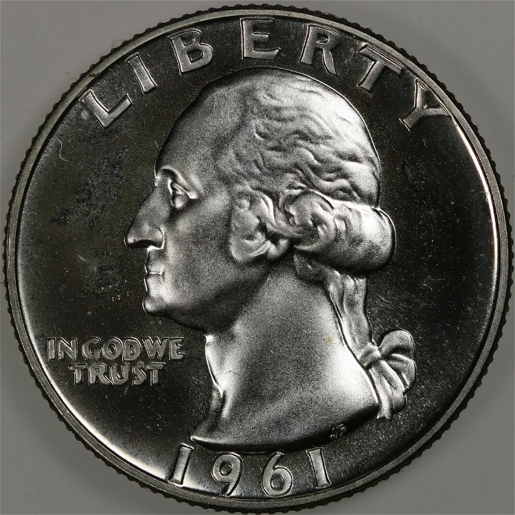 1961-Proof-Washington-Quarter-FS-101!