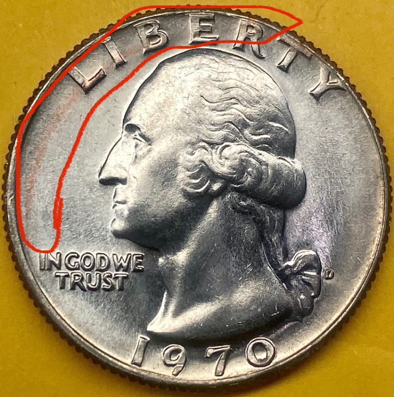 1970-D-Washington-DDR-004-On-Improperly-Annealed-Planchet-From-BU-Roll