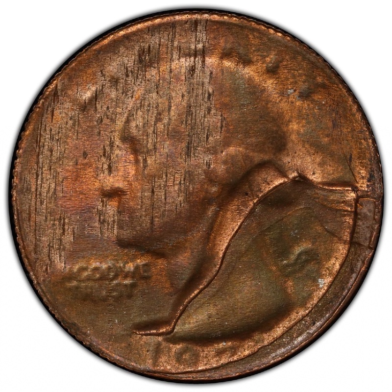 1971-D-Washington-Quarter-Missing-Clad-Layer-After-Strike-With-Huge-Strike-Through-And-Fin-Or-Cud