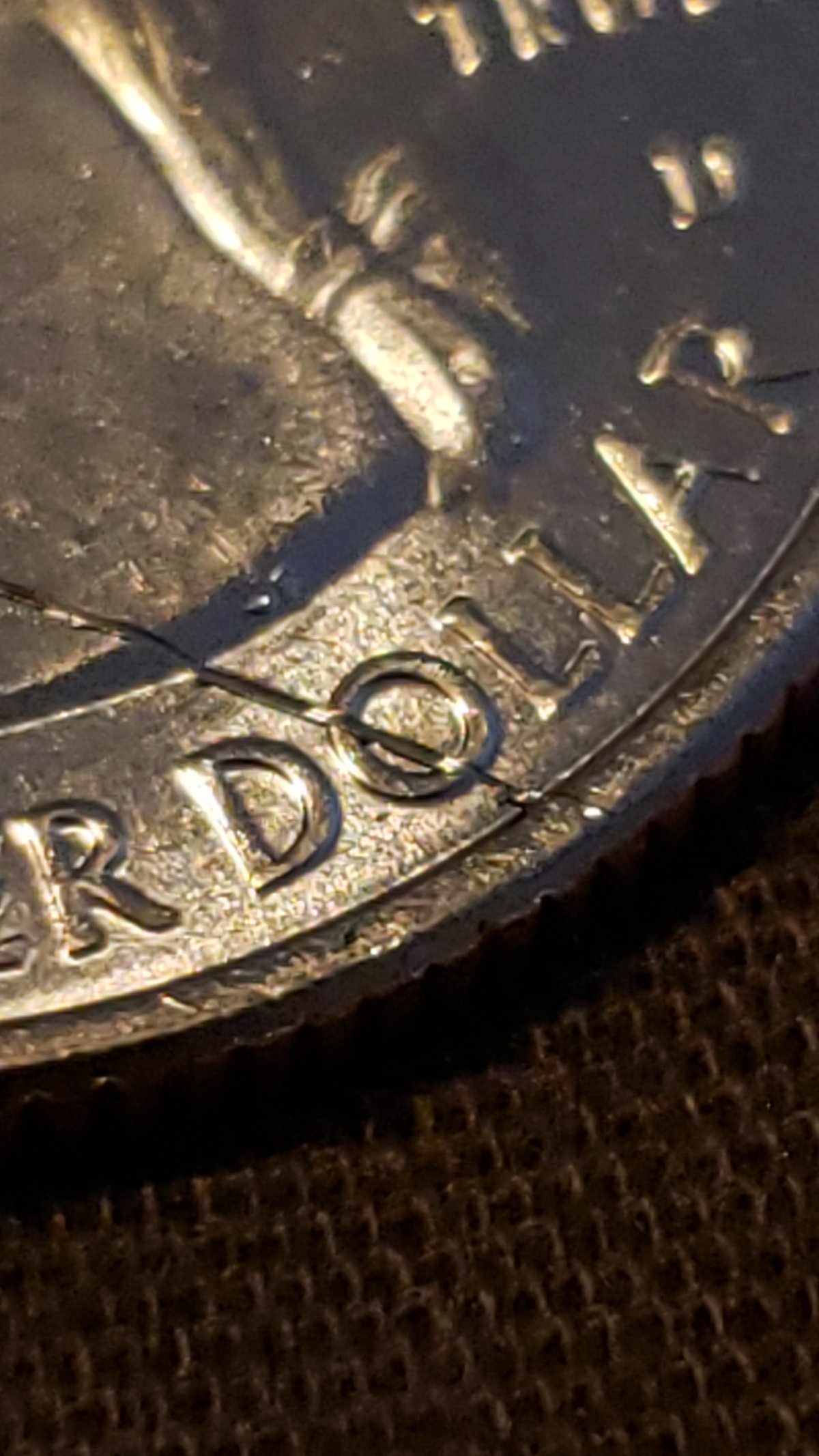 2019-D-Lowell-Quarter-W/Possible-Die-Crack
