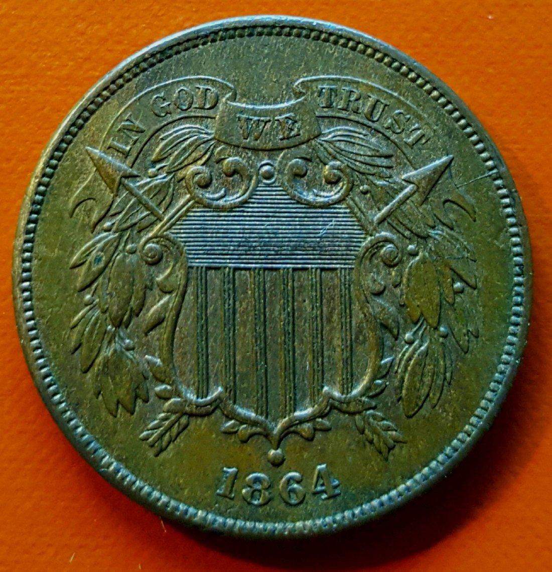 1864-2-Cent-Piece-For-Grading