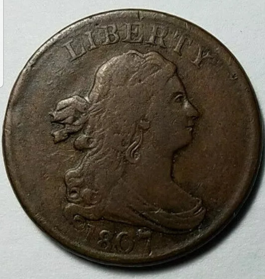 1807-Draped-Bust-Half-Cent---Grade/Details