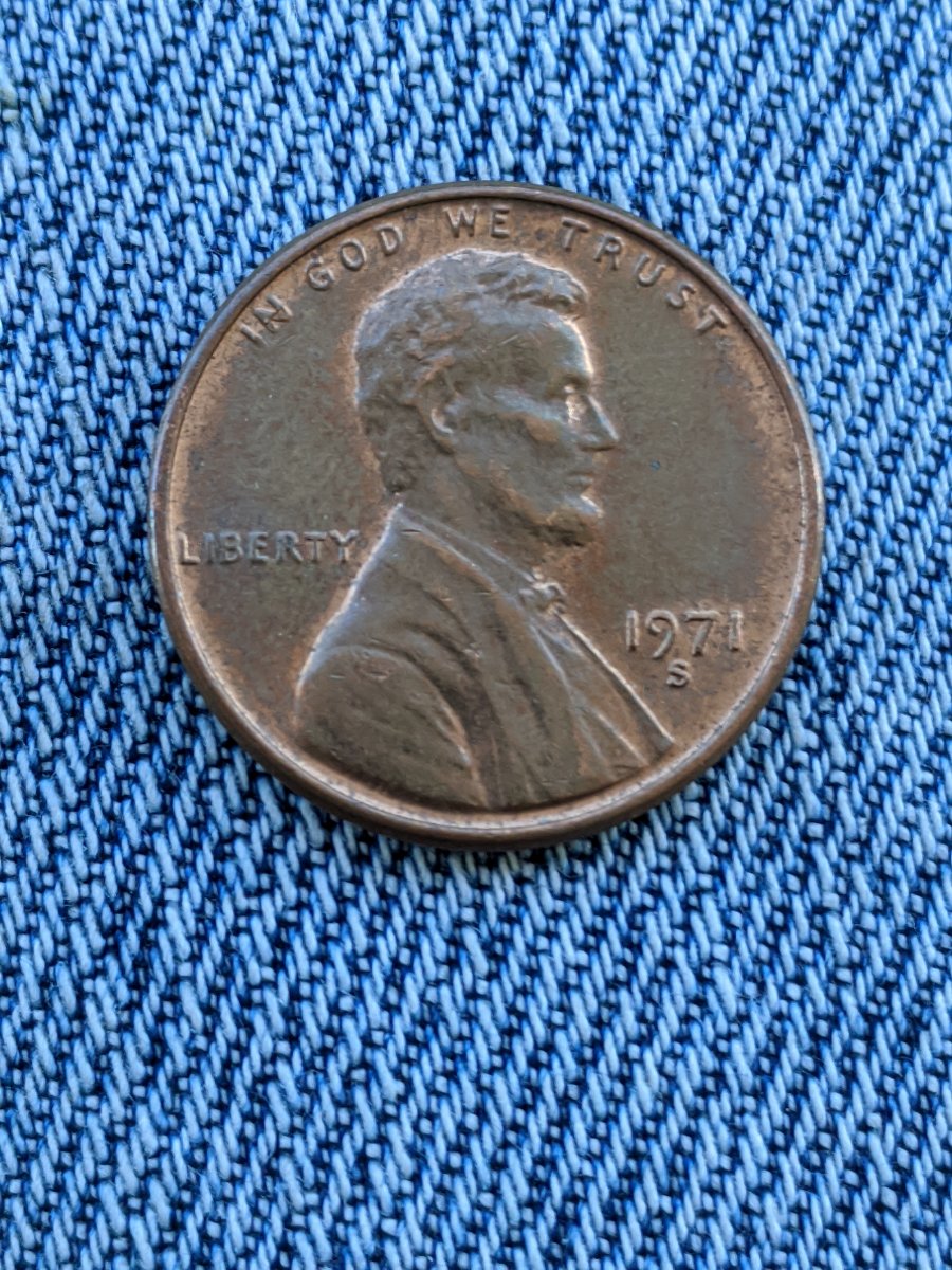 1971-S-Lincoln-Cent,-Best-Looking-S-Cent-I-Have-Found