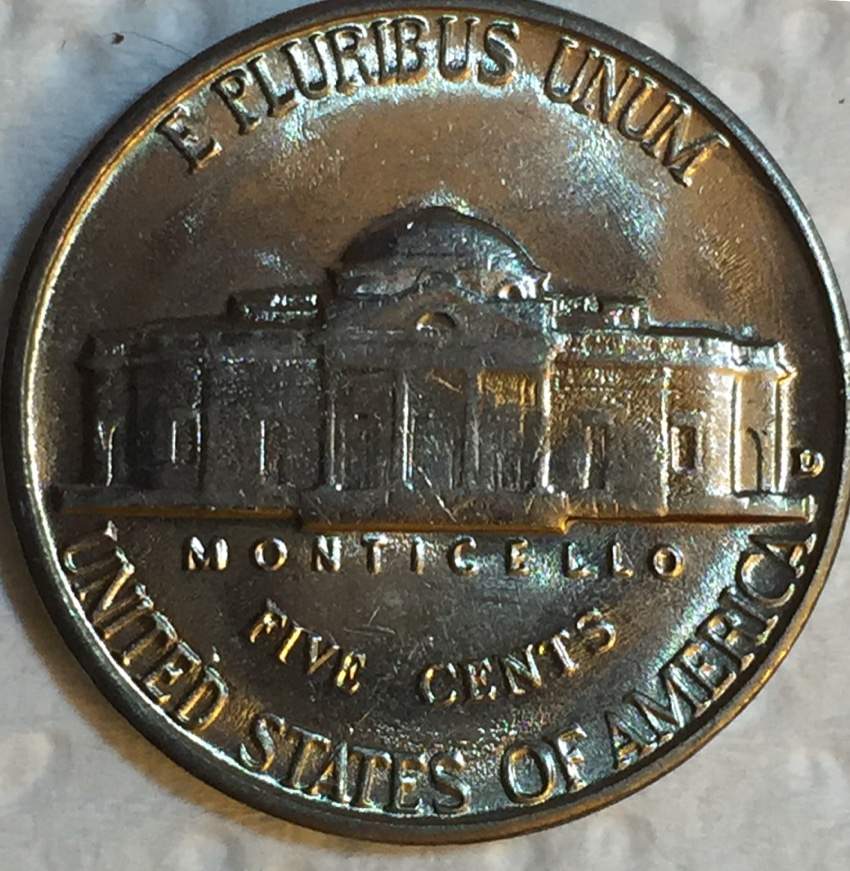 1960-D-Jefferson-Nickel-From-BU-Roll.