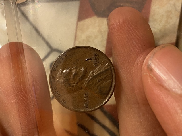 Rare-1c-1955-DDO-Found-In-Coin-Book!