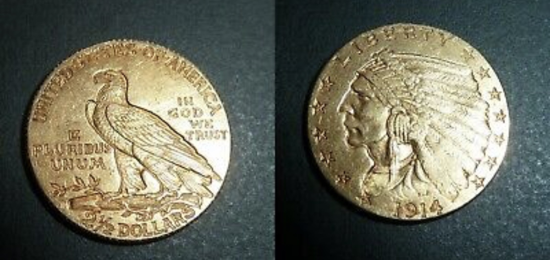 Potential-1914-D,-2.5-Indian-Gold-Piece?