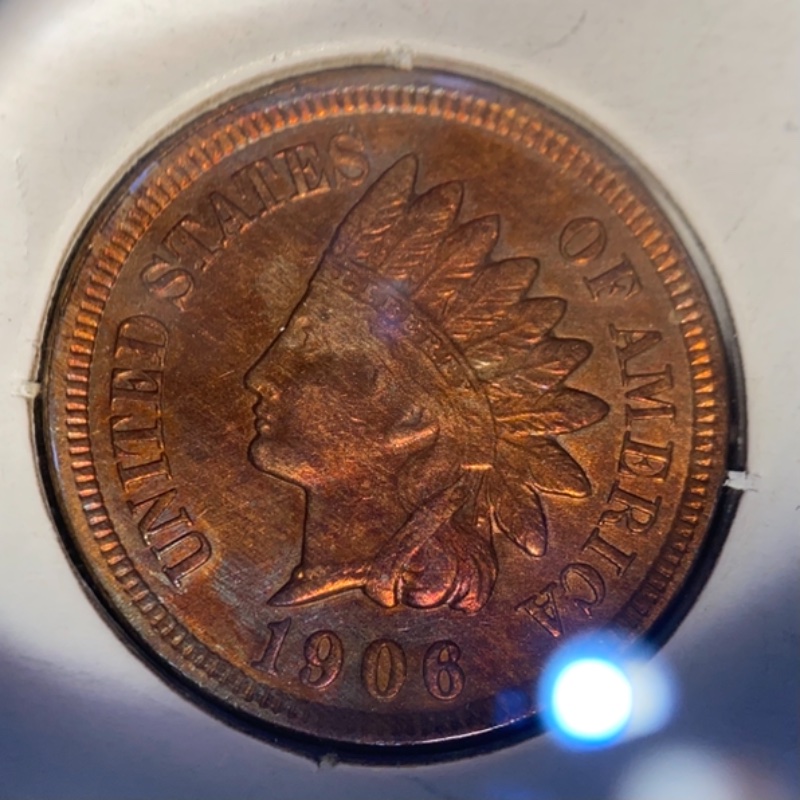 1906-Indian-Cent:-Natural-Or-Altered-Toning?