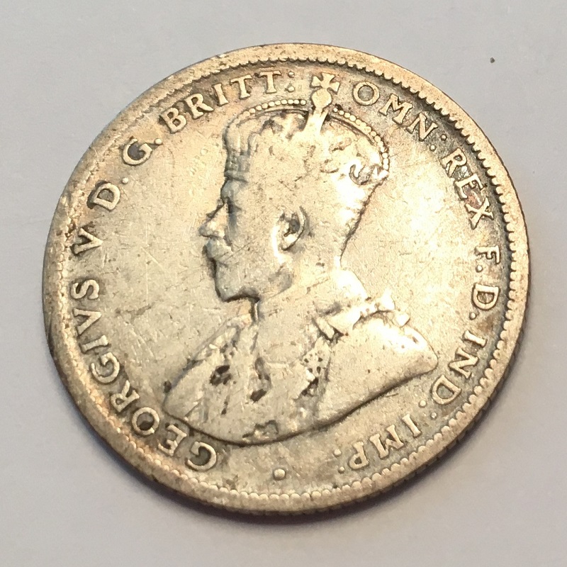 1921-Star-Australia-Shilling--Request-For-Grade-And-Rarity-If-Any