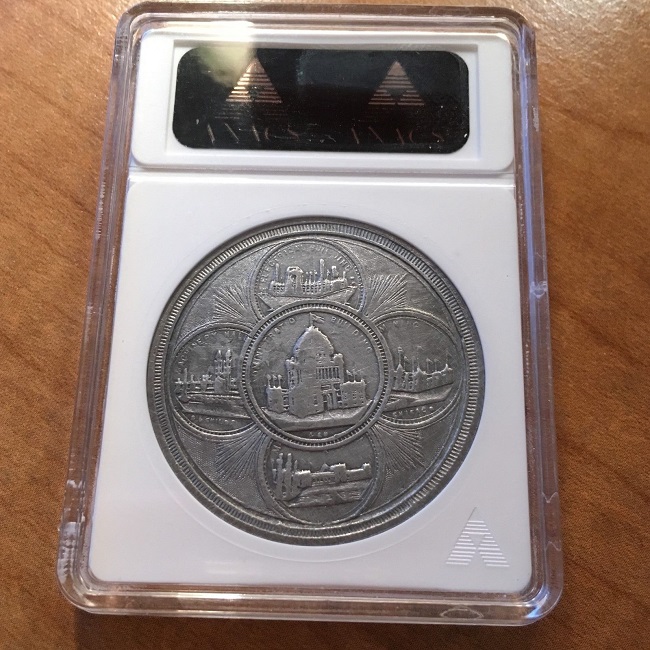 1893-Medal-So-Called-$-Worlds-Columbian-Exposition-Ferris-Wheel,-Chicago