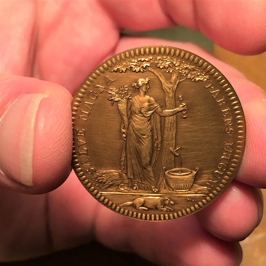 1796-Castorland-Half-Dollar-US-Colonial-Impaired-Proof---Help-Needed