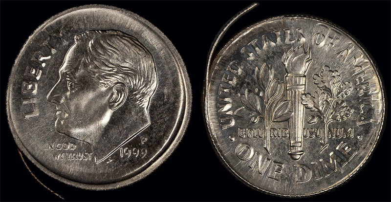 1999-Dime-Multi-Struck---Broadstruck-With-Broken-Reeding