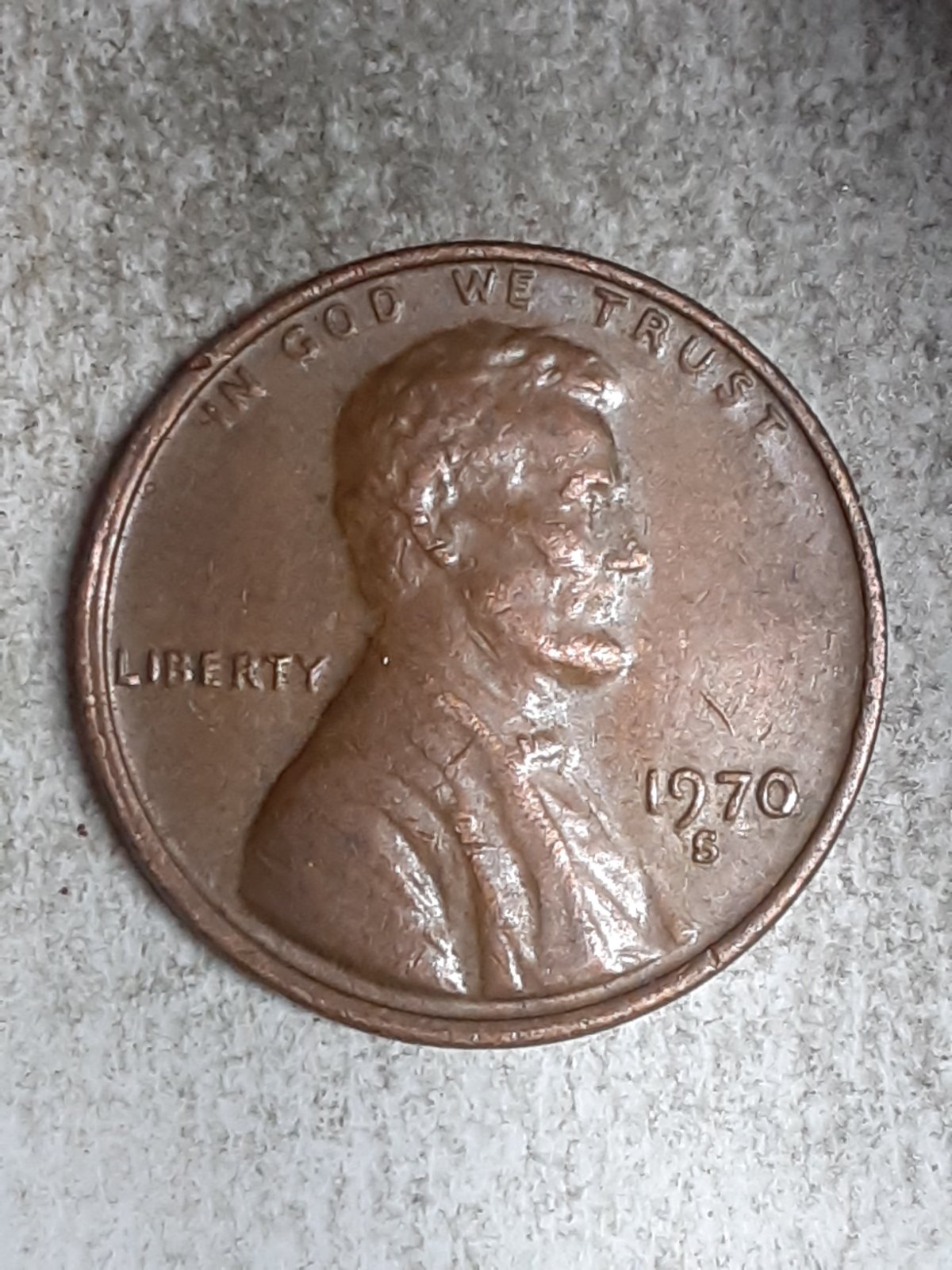 1970-S-Small-Date-Mis-Struck-Penny!