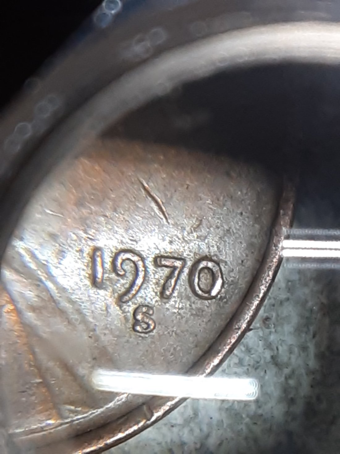 1970-S-Small-Date-Mis-Struck-Penny!