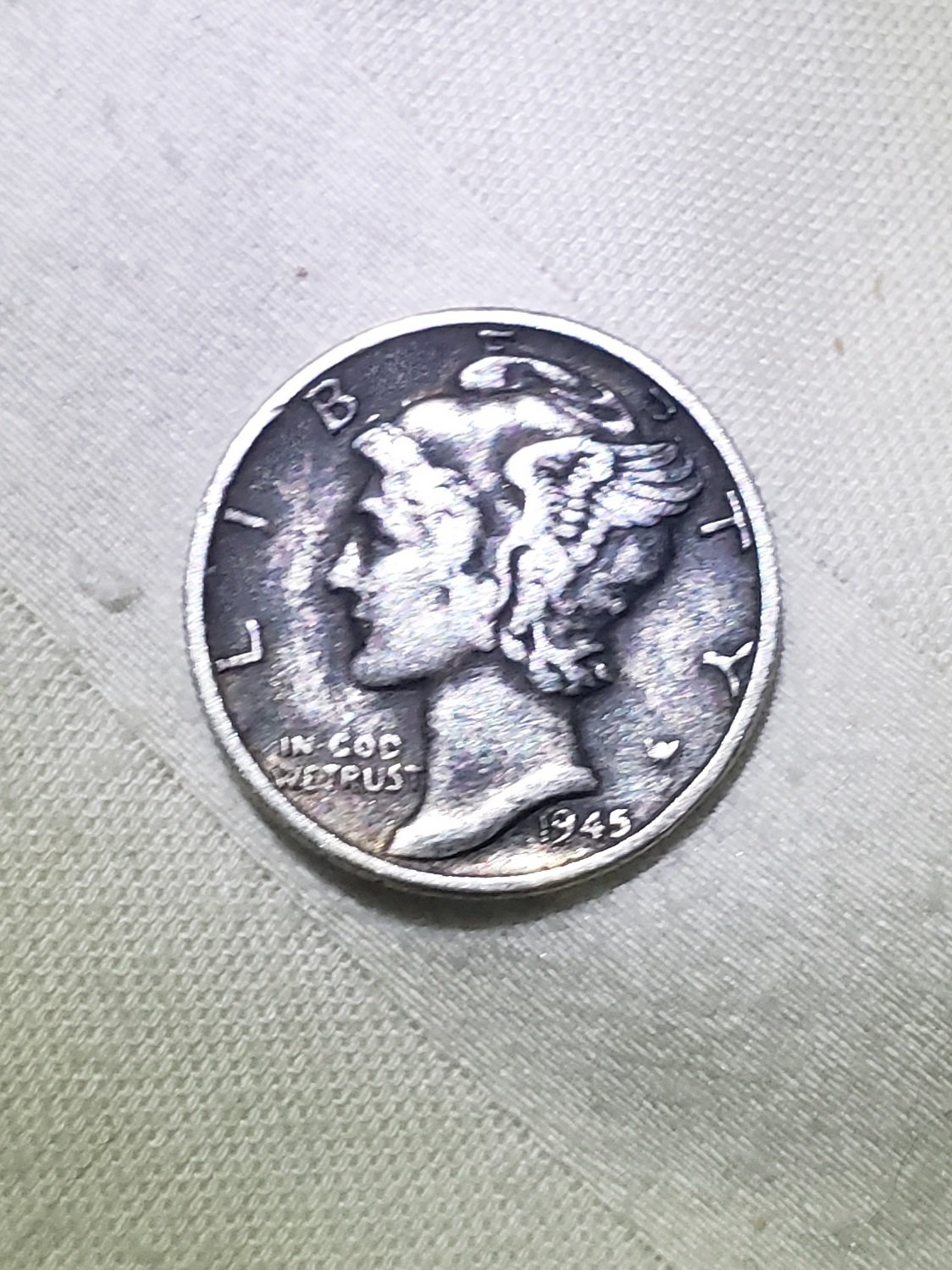 Latest-Mercury-Dimes-1942-D/1945