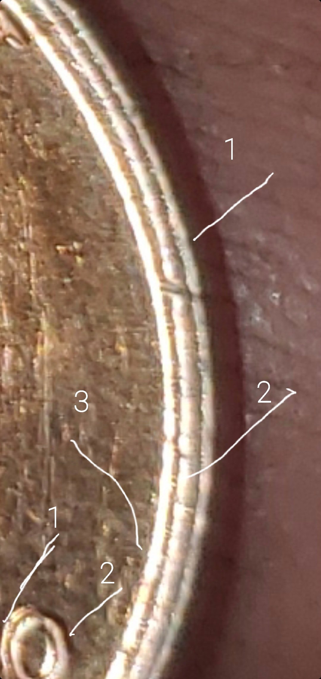 1970-S-Penny--Triple--Border-Die-Clach-And-Errors